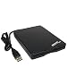 Electronics : 1.44MB USB External Floppy Drive (Black)