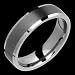 Mahala Titanium Ring with High Polished Edges