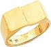 14K Gold Mens Signet Ring Sz 10