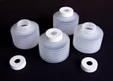 Set of 4 Bellows with Caps for the New Flavor Express 2 Instant Food Marinator/ Flavorizor
