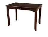 Espresso Finish Kids/Children's Table With Storage Drawer