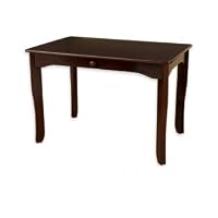 Espresso Finish Kids Children's Table With Storage Drawer