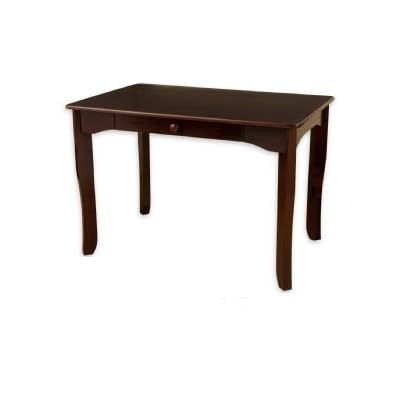 Espresso Finish Kids Children's Table With Storage Drawer