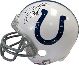 Dallas Clark Autographed / Signed Indianapolis Colts Mini Helmet
