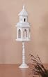 Victorian Birdhouse/Birdfeeder On Stand
