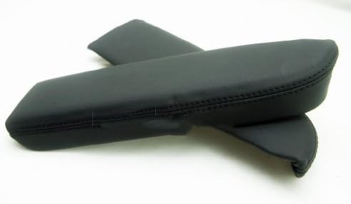 kar designers Acura RDX Armrest Door Panel Covers Leather Black-Front Panels (Leather Part Only)