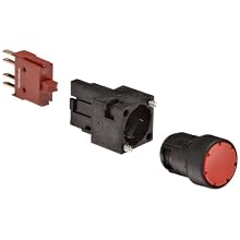 Siemens 3SB22 03-0AC01 Pushbutton Unit, Flat Button, 1 NC Contact Type, Red