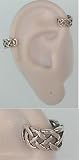 Sterling Silver Celtic Weave Woven Braided Band Outer Ear Cuff
