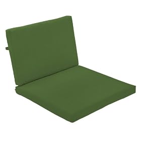 Strathwood Falkner Armless Lounge Chair Cushion, Solid Wasabi