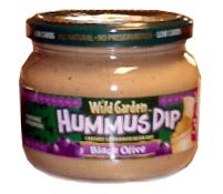 Hummus Dip, Black Olive, Creamy Garbanzo Bean Dip,13.4oz (380g) by parthenonfoods.com