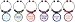 Set of 6 Toast Wine Marker Charm Set 19 018