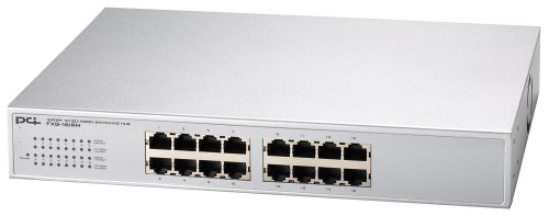 PLANEX Jumbo Frame�Ή�16�|�[�g�M�K�r�b�g�X�C�b�`���O�n�u FXG-16IRM