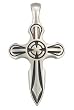 BICO AUSTRALIA JEWELRY (BCR9) CARVER - PERSEVERANCE STEADFASTNESS - Comes with a Generic 18 inch (to 20in) Adjustable 4mm Black Rubber Necklace.