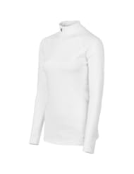 Under Armour ColdGear Infrared EVO CG Mock Long Sleeve Shirt - Womens White/Charcoal Small