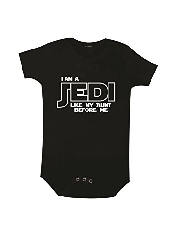Unisex-Baby I Am A Jedi Like My Aunt Star Wars Baby Bodysuit