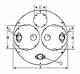 Grundfos 30 Steel Duplex Cover with 2 Vent