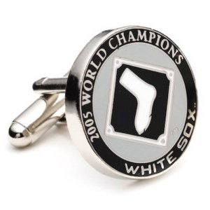 Chicago White Sox MLB 2005 Commemorative World Series Champion Logo'd Executive Cufflinks w/Jewelry Box