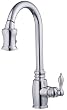 Danze Opulence Single-Handle Pull-Down Kitchen Faucet, Chrome #D454557