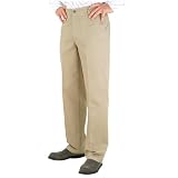 Lee Jeans Men's Wrinkle Resistant Relaxed Plain Front Pant