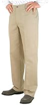 Lee Jeans Men's Wrinkle Resistant Relaxed Plain Front Pant