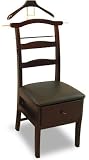 Proman Products Manchester Chair Valet in Mahogany 23W x 18D x 44H