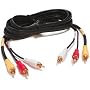 Recoton TSVG311 Stereo Audio/Video RCA Cable (3 feet)