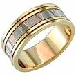 Men's Gold Fancy Band