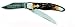 Boker 2020HH Sportsmans Stag Hunting Folder Knife with Clip & Sk