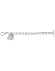 Diamond Extra Large Hersheys Kiss Charm Bracelet