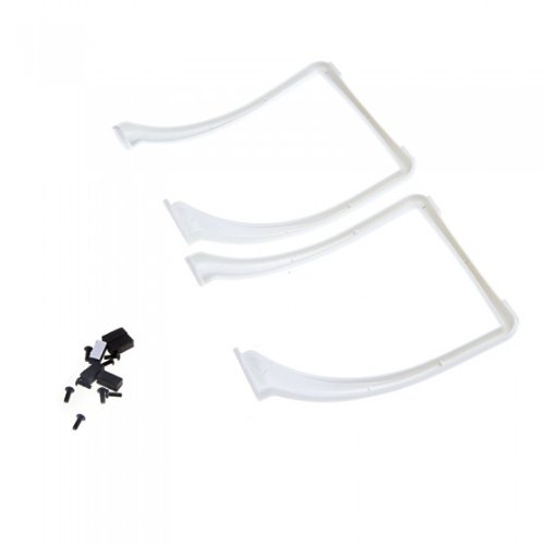 SummitLink Docooler Tall Landing Gear for DJI Phantom 1 2 Vision Wide and High Ground Clearance White