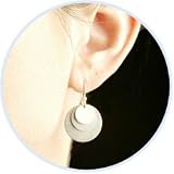 Mary Eclipse Sterling Silver Earrings