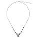 925 Sterling Silver Marcasite & Fresh Water Pearl Floral Necklace