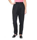 Lee Casuals Womens Missy Petite Side Elastic Pant