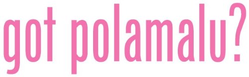 Got Polamalu? - Decal / Sticker - Size:4.0 x 1.2 inches - Color: Pink