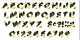 READY LETTERS 4 CASUAL METAL. GOLD