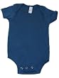 YogaColors Emoticon BabyLuxe Organic Infant Baby Rib Short Sleeve One-Piece Shirt