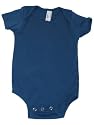 American Apparel 4001org Organic Infant Baby Rib Short Sleeve One-Piece Shirt