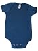 American Apparel 4001org Organic Infant Baby Rib Short Sleeve One-Piece Shirt