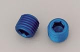 Earl's 593202 Blue Anodized Aluminum 1/8 NPT Internal Wrenching Plug - Set of 2