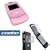 Motorola Razr Razor V3, V3c, V3m Accessory Bundle Kit - Transparent Pink Silicone Skin Cover Case + Premium Reusable Screen Protector with Lint Cleaning Cloth By Ikross