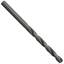 Precision Twist 500 6 High Speed Steel Extension Drill Bit, Black Oxide Finish, Round Shank, Spiral Flute, 135 Degree Point Angle