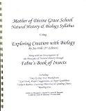 Mother of Divine Grace 10th Grade Natural History & Biology Syllabus