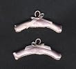 Dollhouse Miniature Set of 2 Pink Satin Padded Hangers