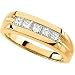 14K Yellow Gold Men's Diamond Ring