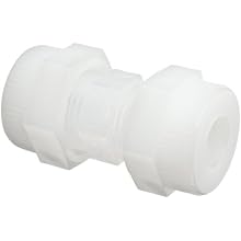 Pharmafluor G1077021 PFA Straight Union, 1/2" Tube OD