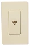Ivory Lutron Single Phone Jack