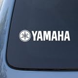 Yamaha car truck notebook vinyl decal sticker white