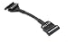 Syba SY-CAB45003 ATA133/34-Pin Floppy UV Cable (8 Inches, Black)