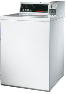 Speed Queen: SWTT21 26'' Coin Operated Commercial Top Load Washer with 2.8 cu. ft. Capacity, 4 Wash Cycles, 710 RPM Spin Speed and Stainless Steel Interior