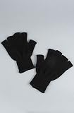 KR3W The Vine St. Fingerless Gloves in Black,Gloves for Men
